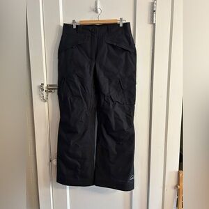 LL Bean Women’s M Wildcat black insulated waterproof ski pants